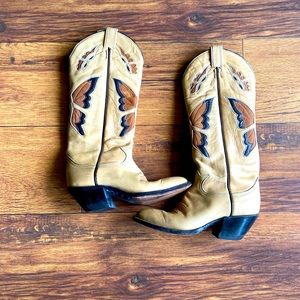 Tony Lama Vintage Cowboy Butterfly Boots
